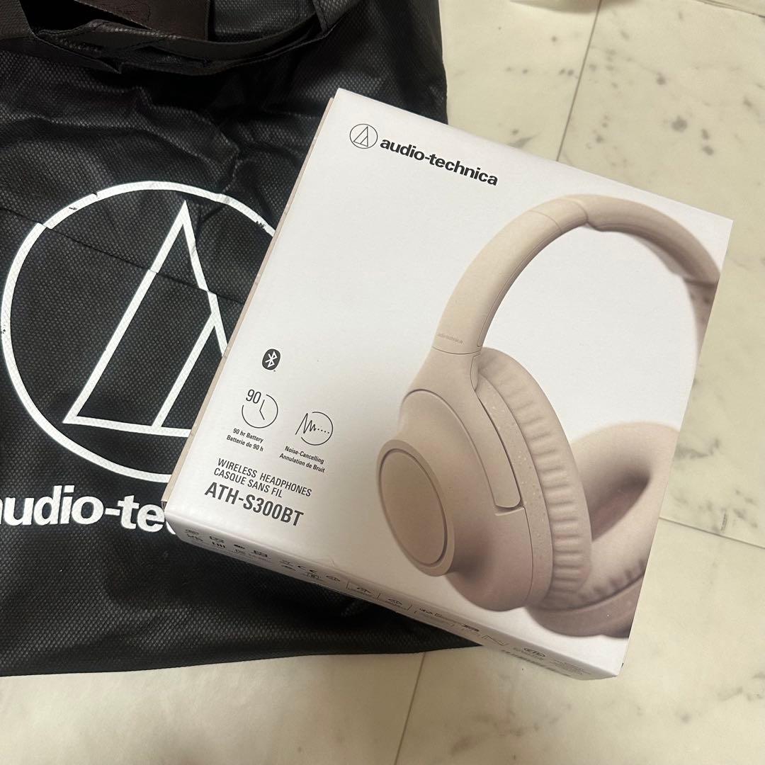 audio-technica ATH-S300BT ヘッドホン ベージュ