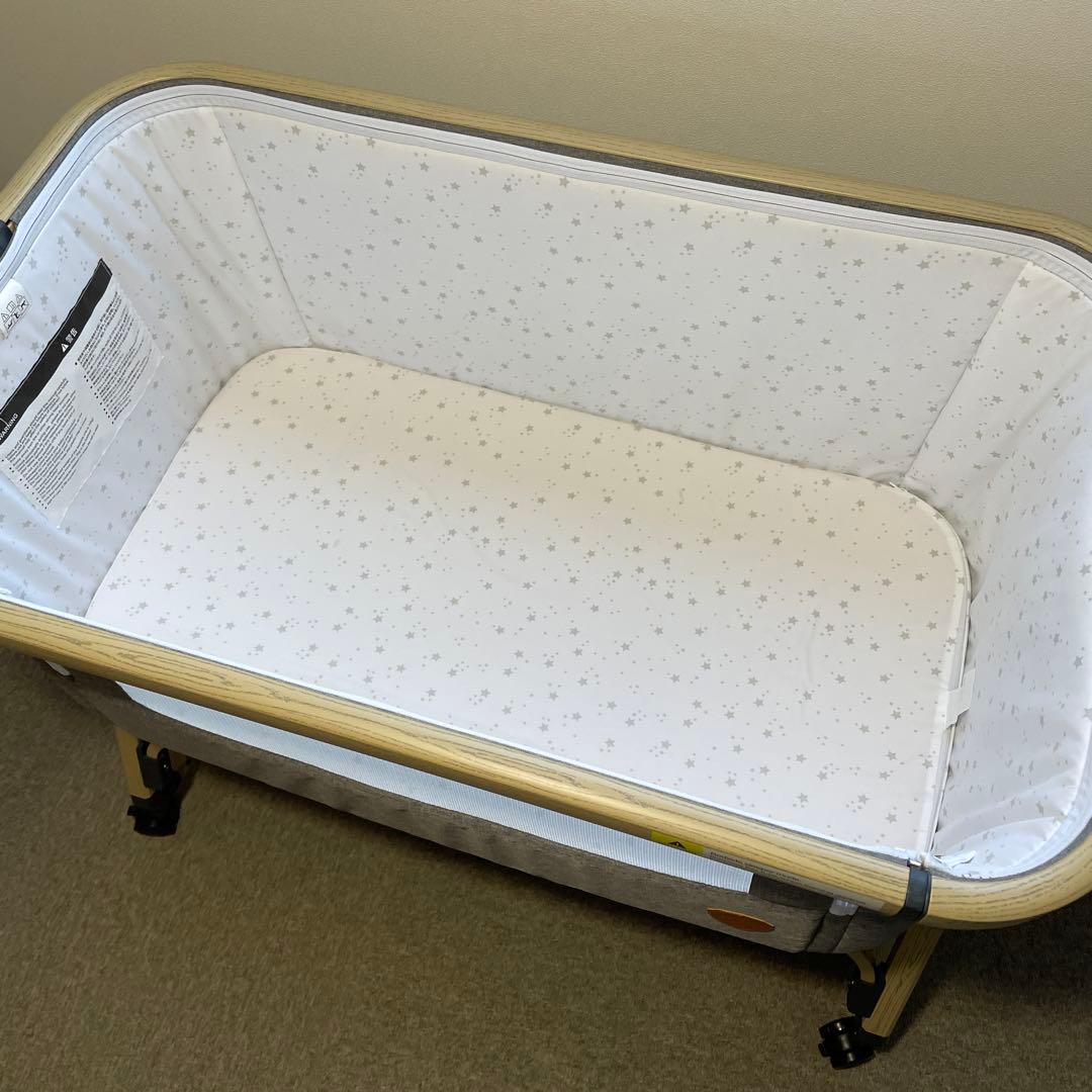 ベビーベッド　HZDMJグレー