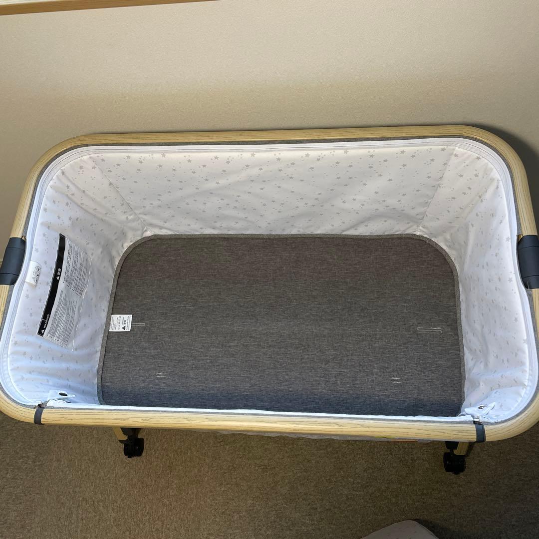 ベビーベッド　HZDMJグレー