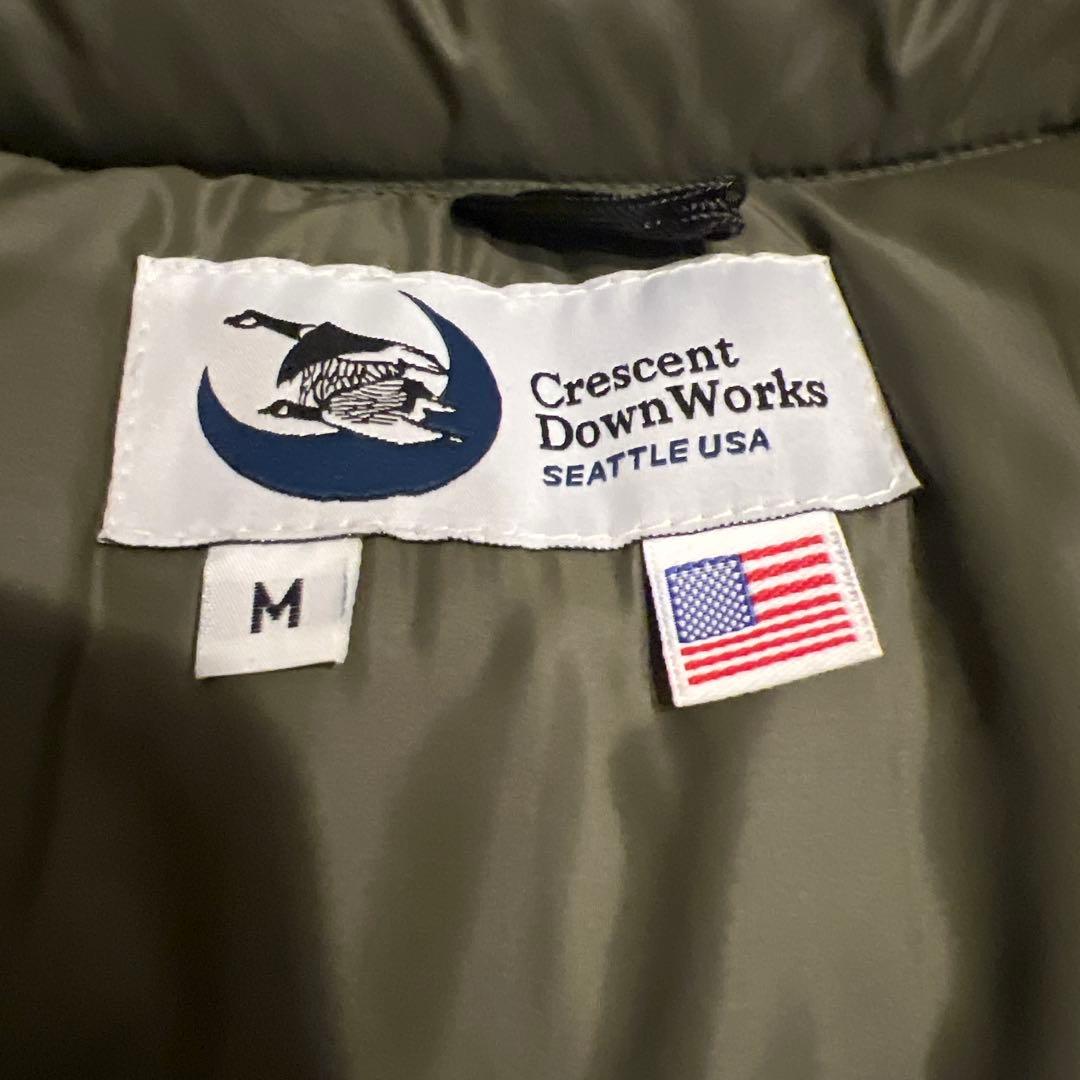 Crescent DownWorks ダウンベスト M オリーブグリーン