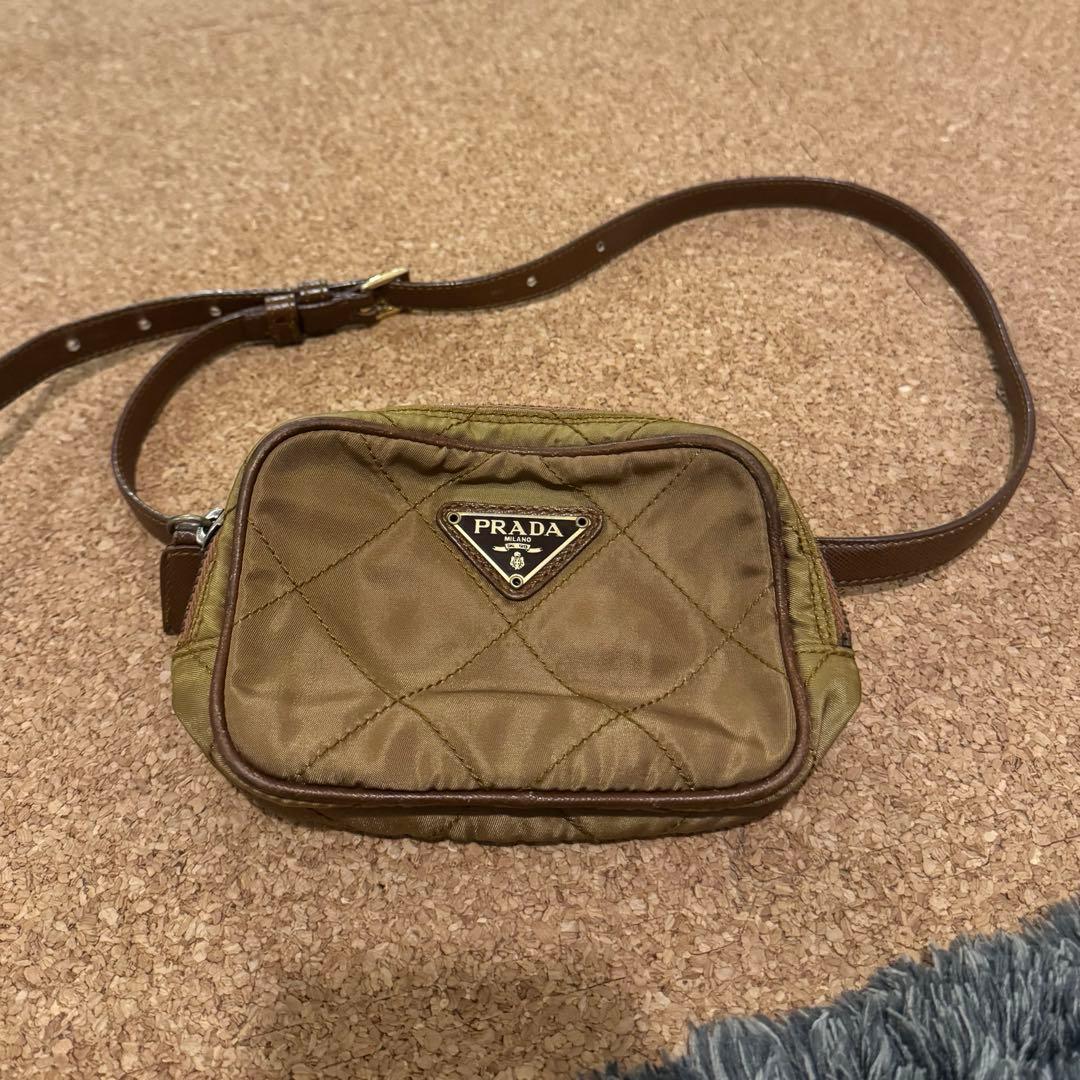PRADA プラダ ナイロン ウエストポーチ　ボディバッグ ミニショルダー
