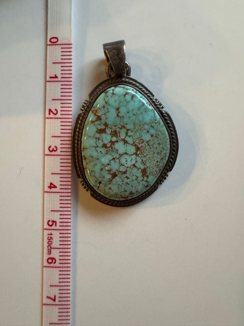 INDIAN JEWELRY ターコイズ ペンダント トップP. Sanchez