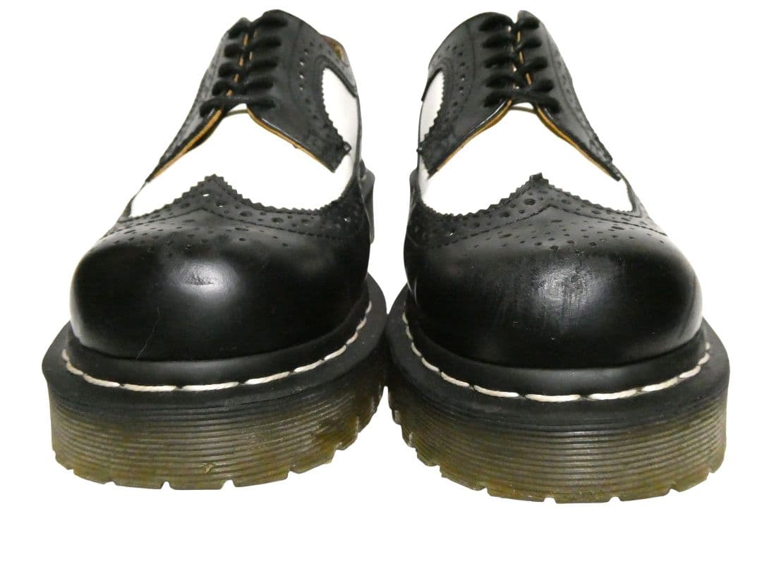 UK5！廃盤モデル！厚底仕様！ドクターマーチンウイングチップシューズBEXソール