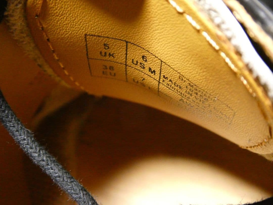UK5！廃盤モデル！厚底仕様！ドクターマーチンウイングチップシューズBEXソール