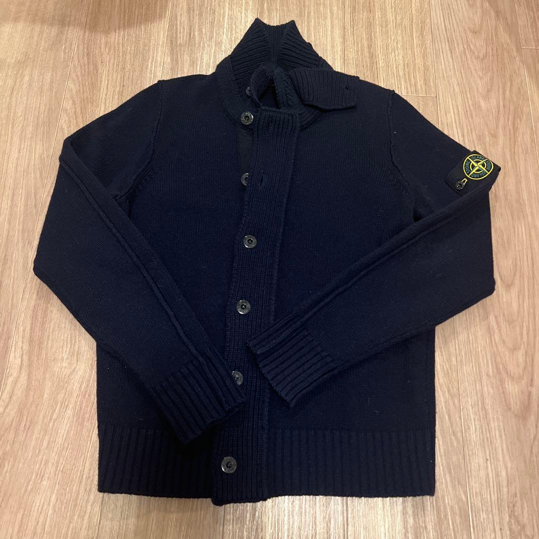 ストーンアイランド ネイビー カーディガン