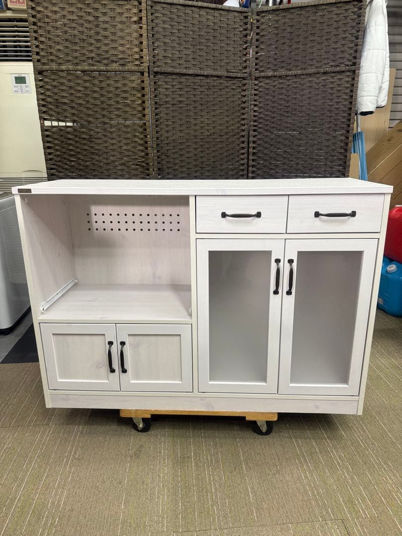 【洗浄消毒作業済】佐藤産業 LUFFY レンジボード レンジ台LU80-120L