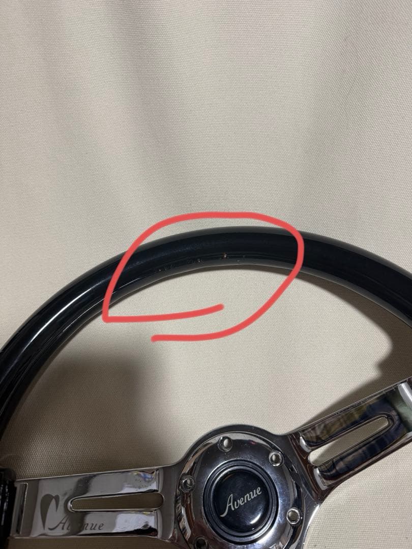 Avenue ステアリングホイール ブラック