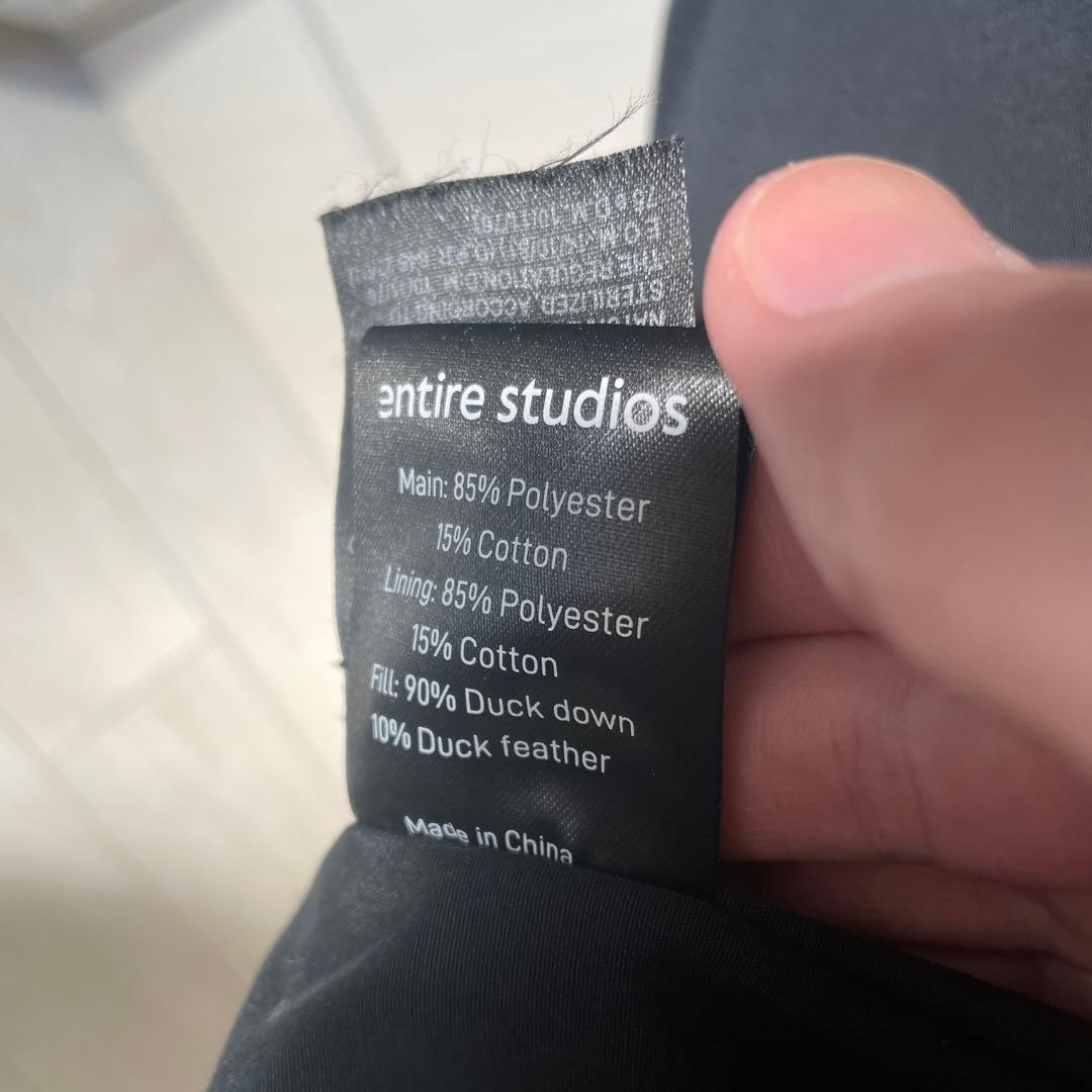 entire studios エンタイアスタジオ　ダウンジャケット　SOA