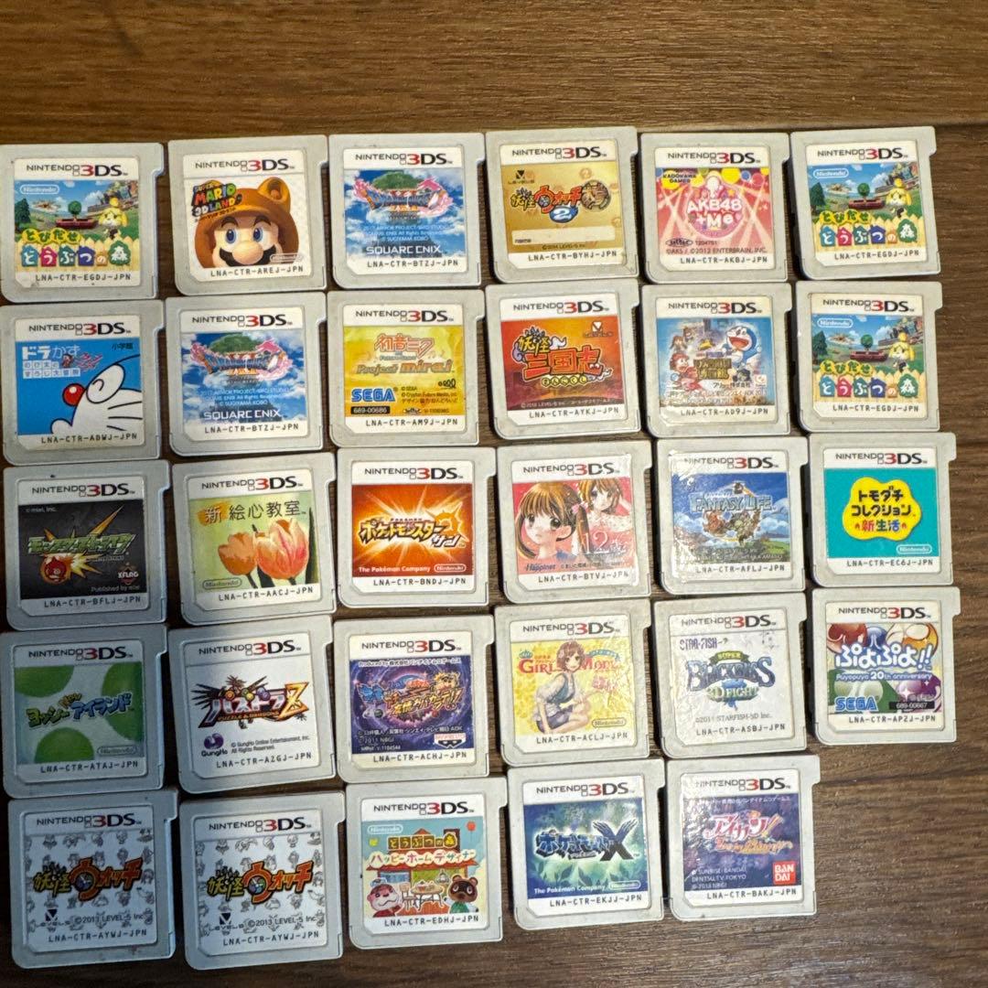DSソフト　3DSソフトまとめ売り　ジャンク　49枚