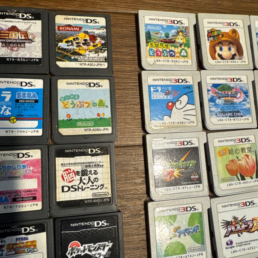 DSソフト　3DSソフトまとめ売り　ジャンク　49枚