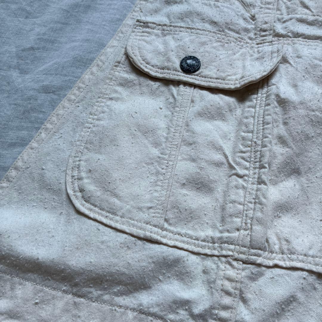 GO TO HOLLYWOOD ホワイトデニムオーバーオール 160