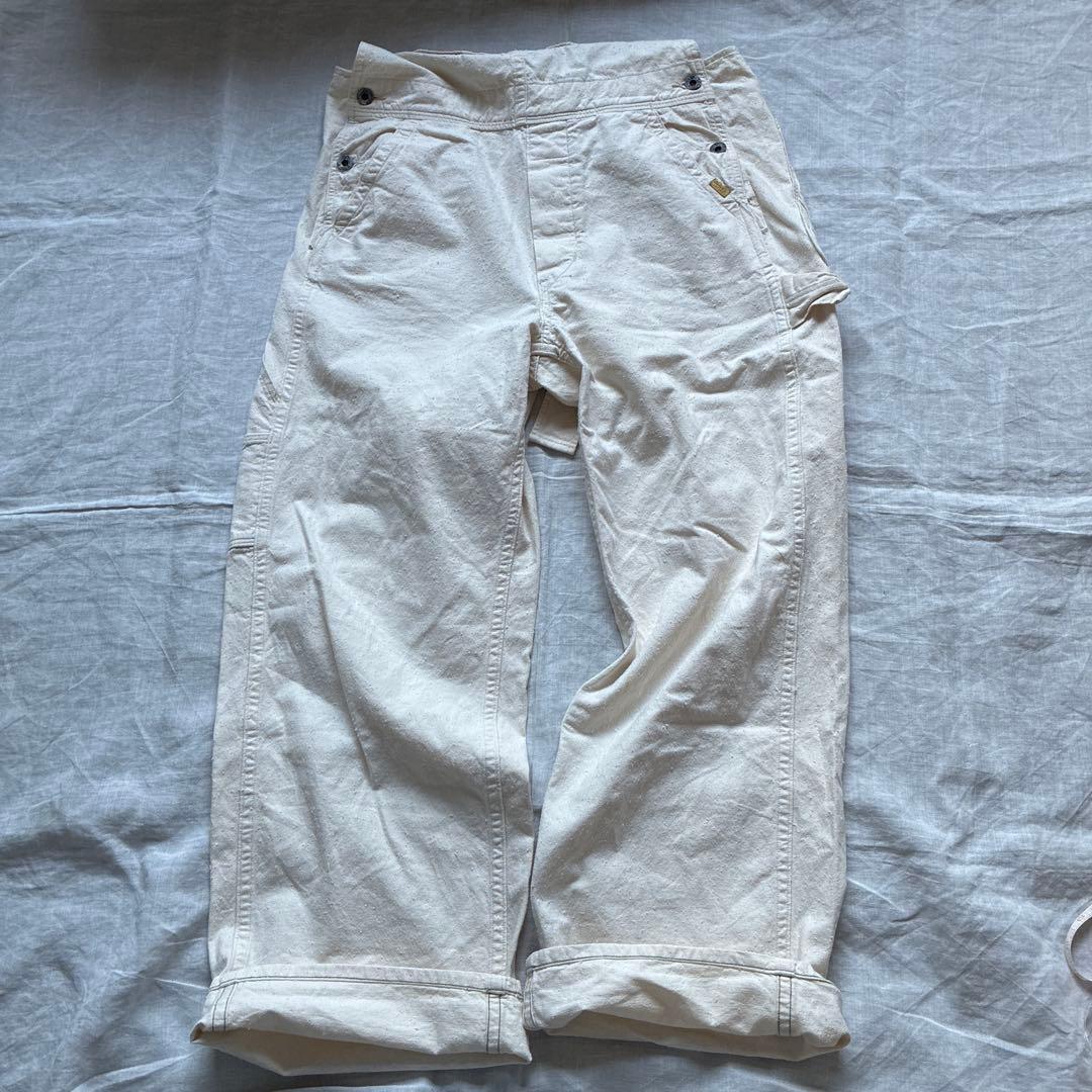 GO TO HOLLYWOOD ホワイトデニムオーバーオール 160