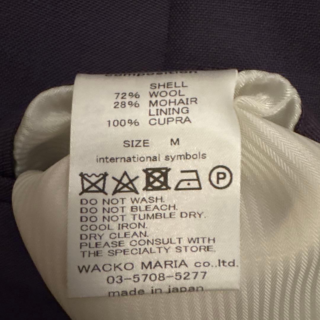 ワコマリア　パープル スラックス スリムフィット