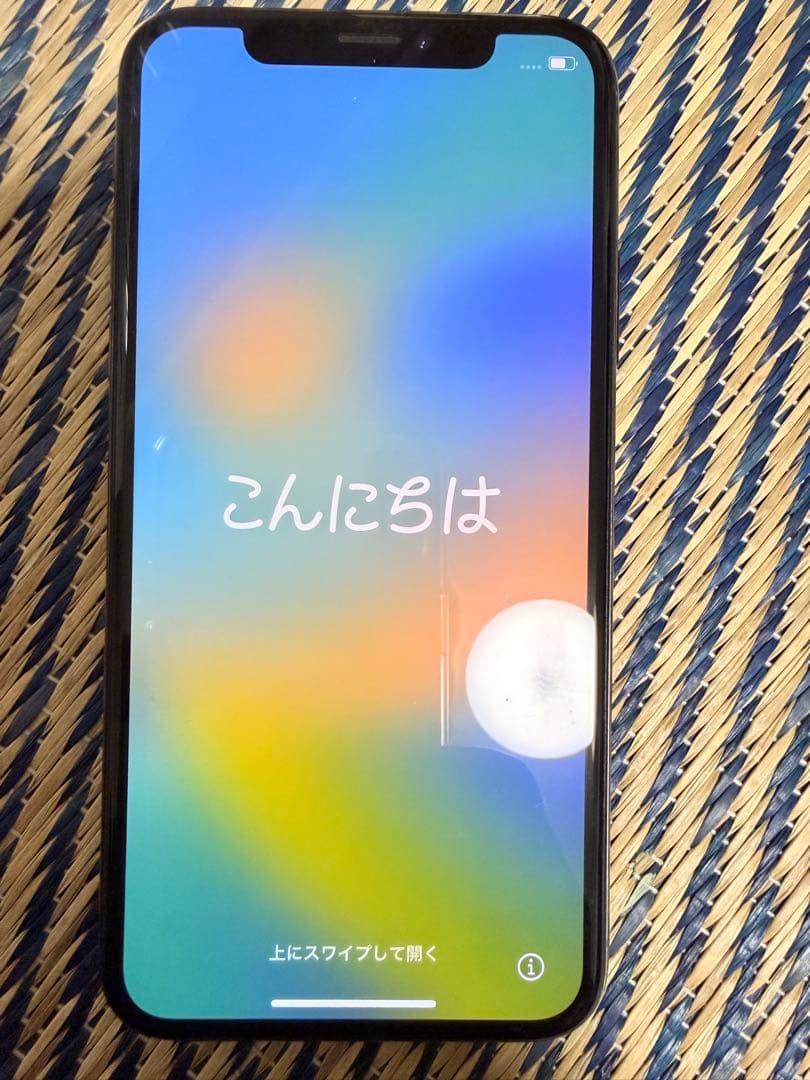 iPhone X スペースグレイ　256GB SIMフリー バッテリー82%