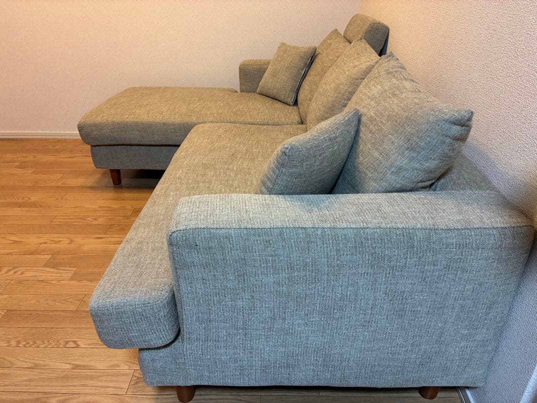 3人掛けカウチソファ ハイバックソファ[幅183] LOWYA