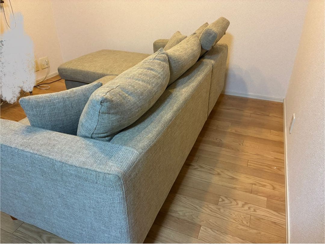 3人掛けカウチソファ ハイバックソファ[幅183] LOWYA