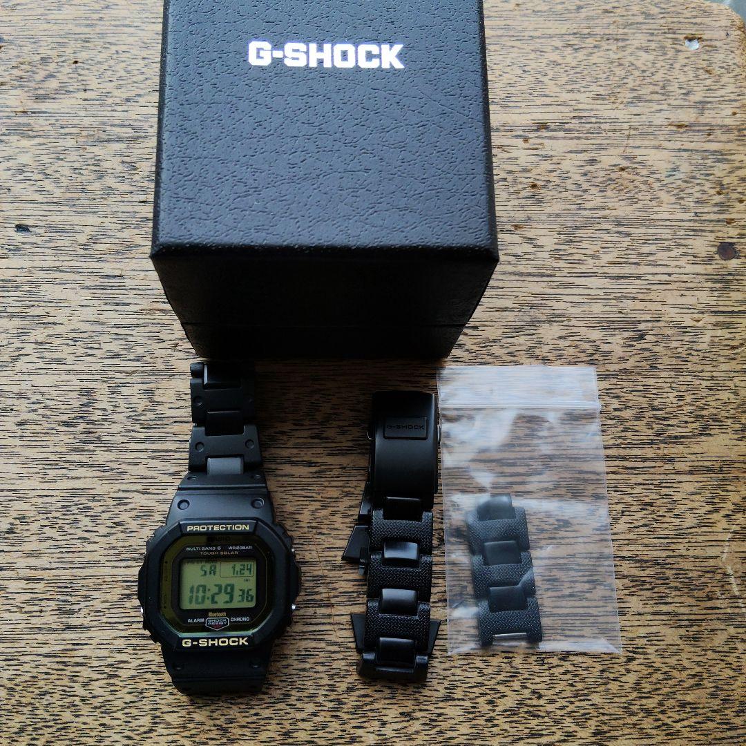 G-SHOCK GW-B5600 ブラック マルチバンド 文字盤ゴールド