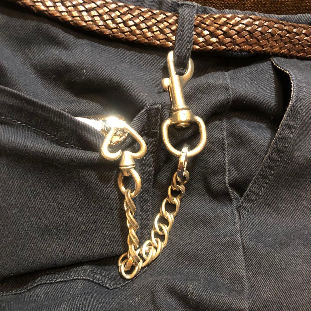 ルードギャラリー　ショートウォレットチェーン・ブレスレットに！シルバー925