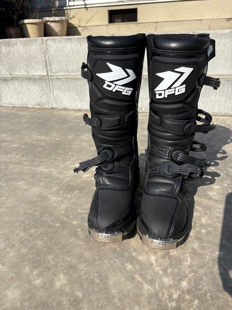 DFG フレックスブーツオフロード ブラック mizuki