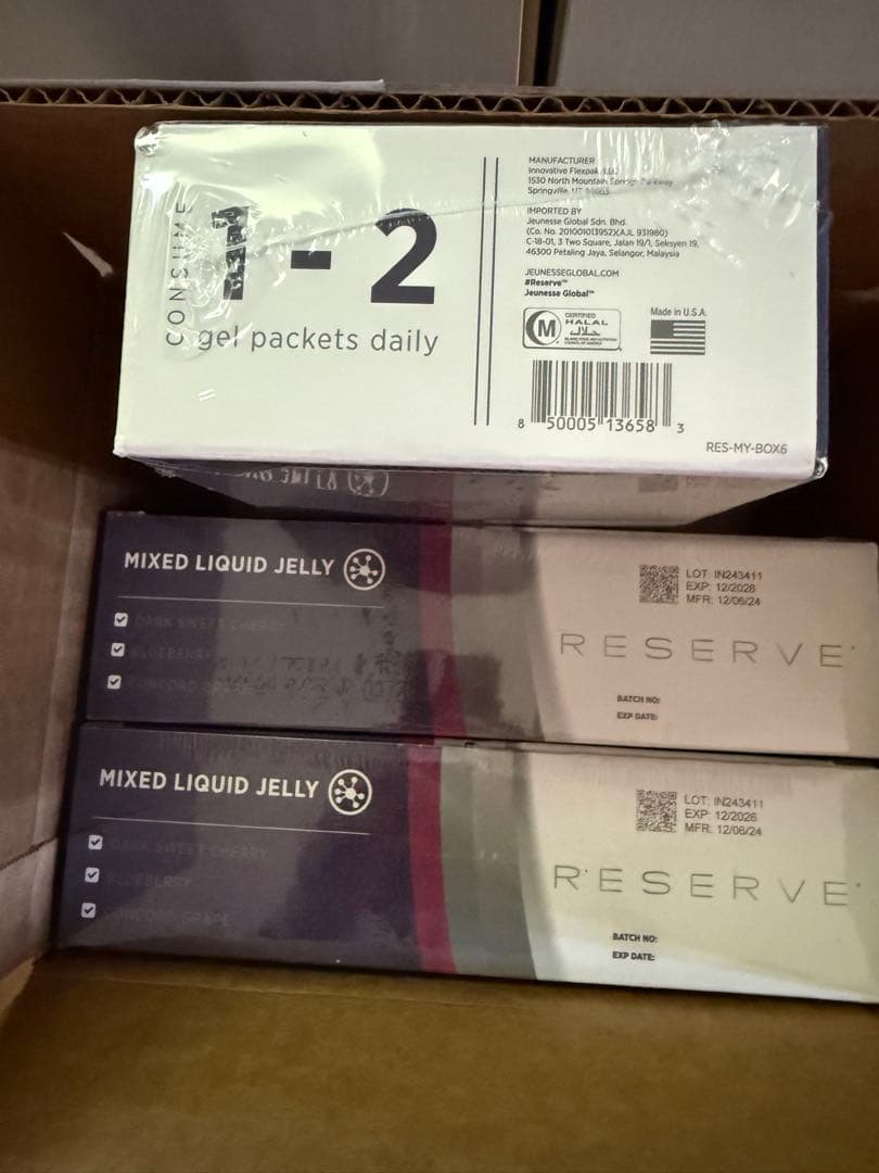 JEUNESSE　RESERVE　ジュネス　リザーブ　3箱