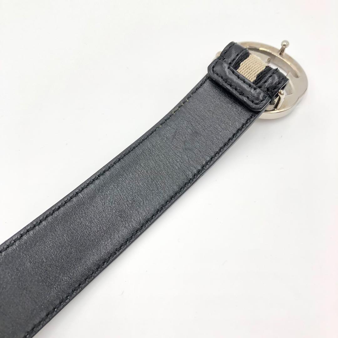 『GUCCI』グッチ インターロッキング レザーベルト / GG