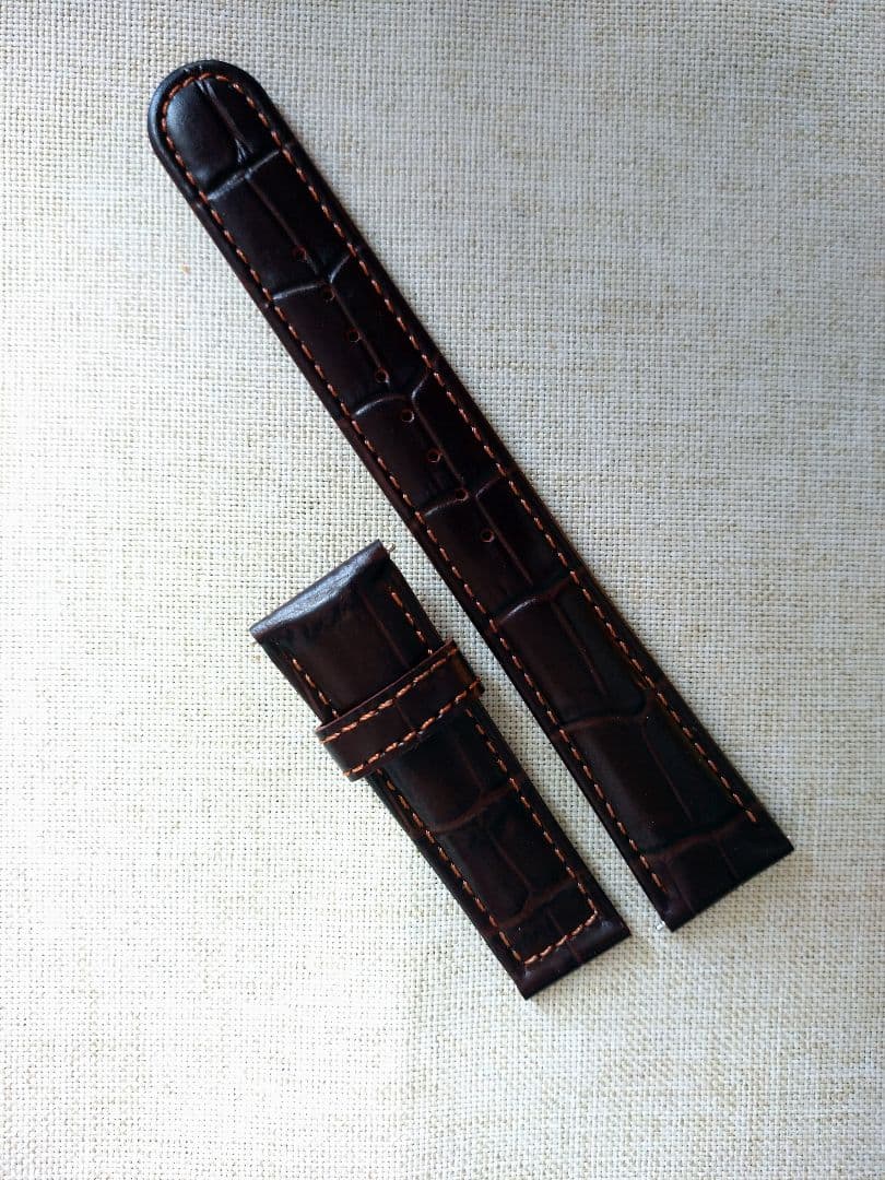 m*n様 グランドセイコー GS 時計ベルト バンド ダークブラウン 19-16