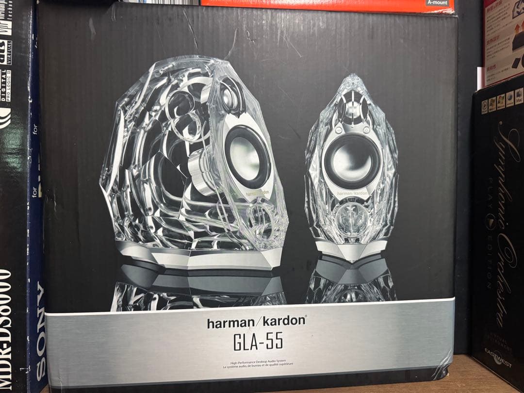 希少⭐︎廃盤⭐︎harman/kardon GLA-55 クリスタルスピーカー