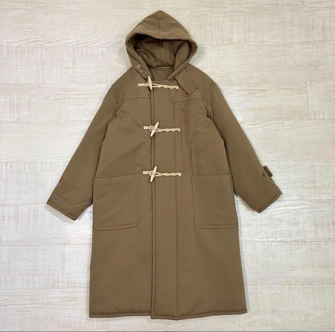 17aw 名作 コモリ ウール 中綿 ダッフル コート キャメル サイズ 1