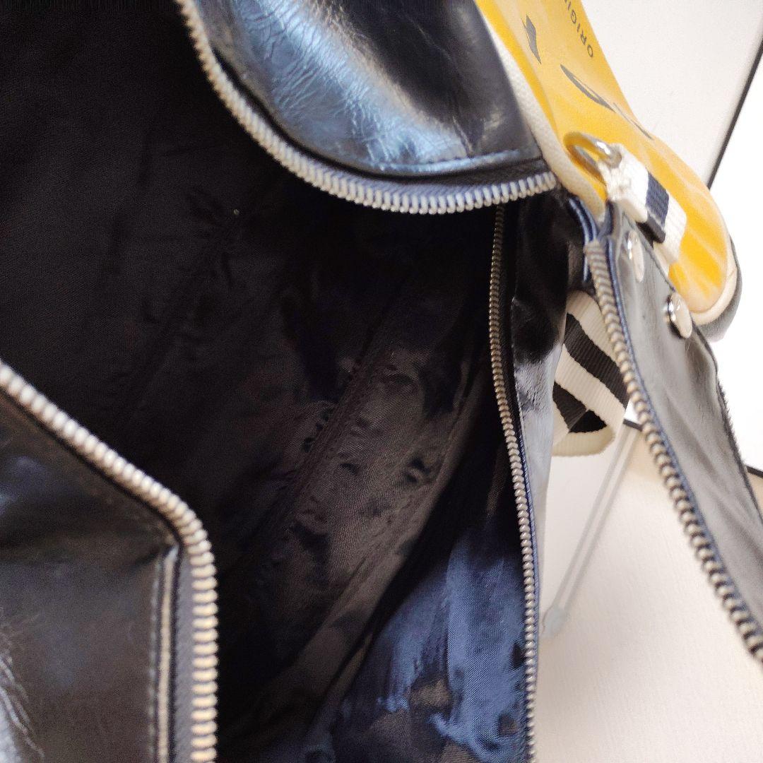 FRED PERRY ショルダーバッグ 黒/黄色