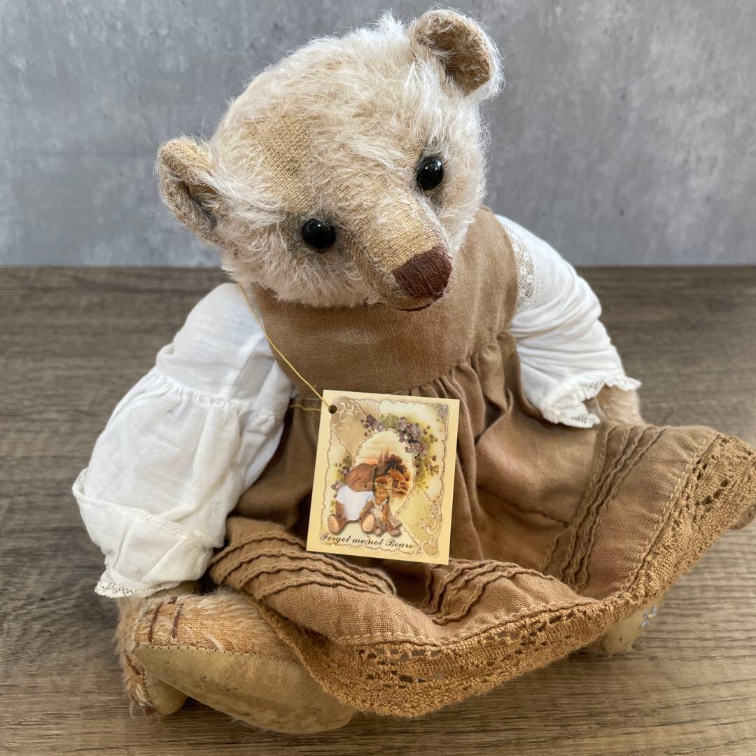 海外 アーティスト テディベア フォーゲットミーノット　 約28cm