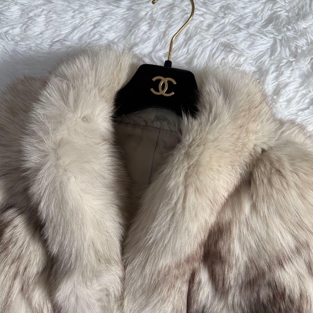 Stiffany by OSFUR リアルファーコート 毛皮 Lサイズ相当