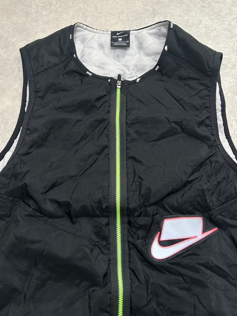 美品 NIKE ウィンドブレーカー ベスト ワイルドラン エアロイヤー 黒　S