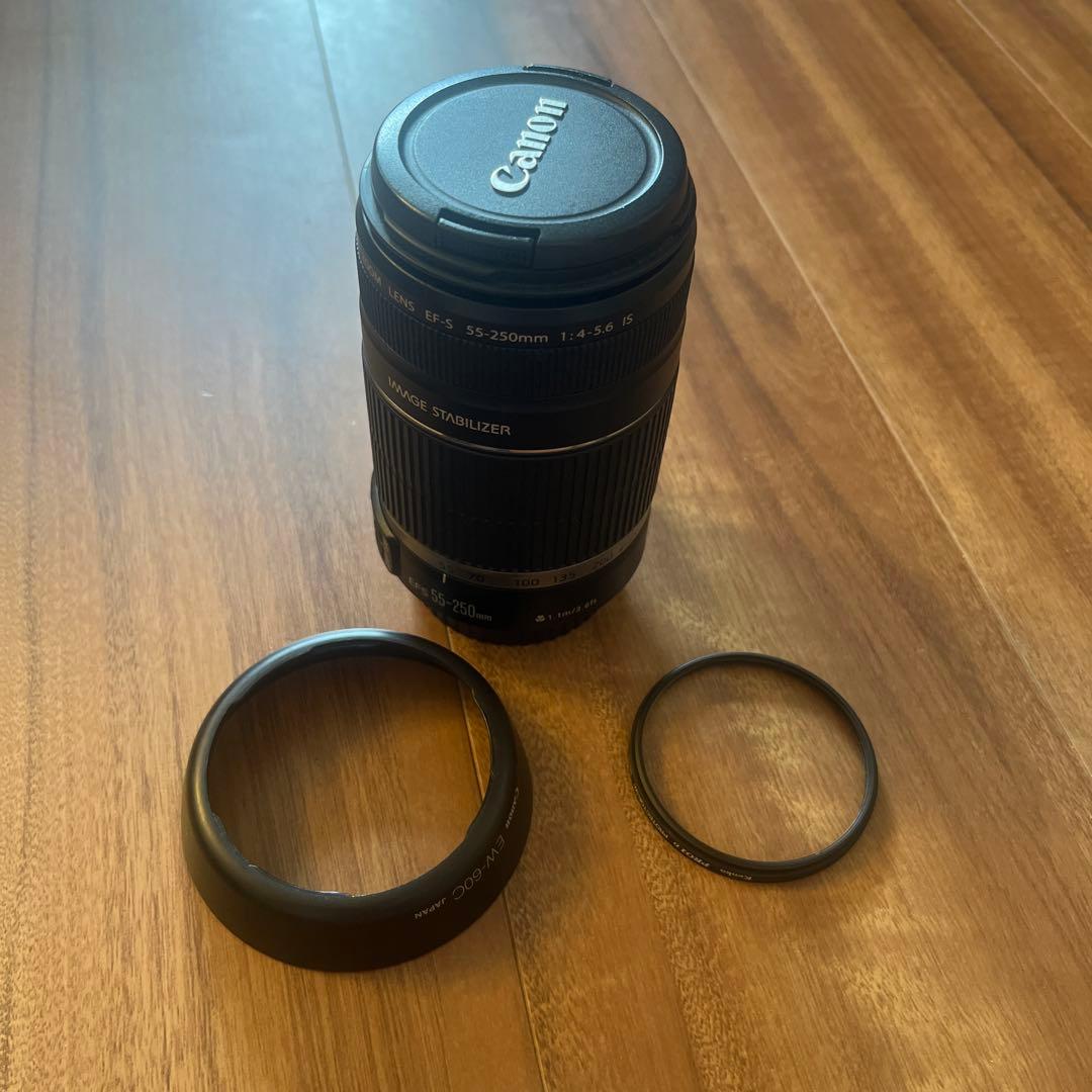 Canon ZOOM EF-S 55-250mm レンズ➕おまけ付き