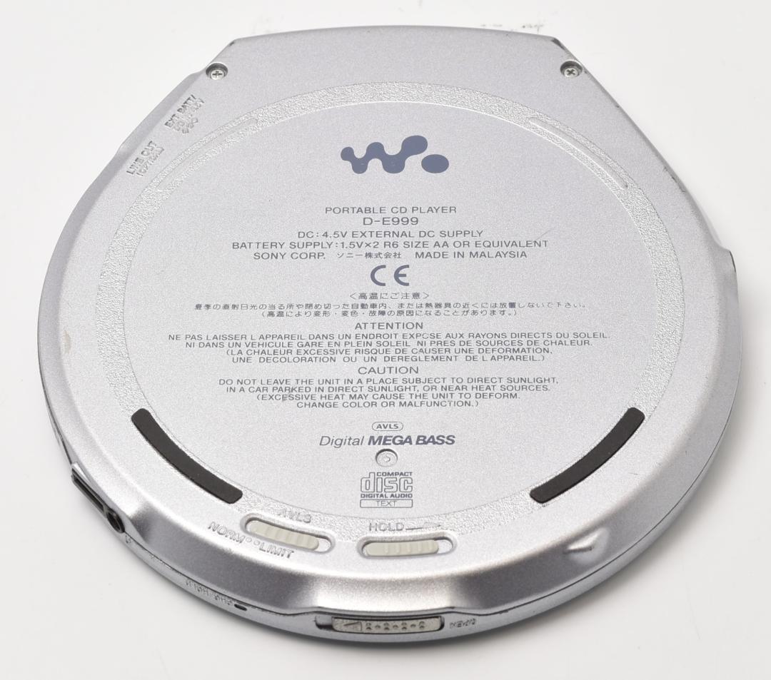 ソニー SONY CDウォークマン D-E999 ポータブルCDプレーヤー