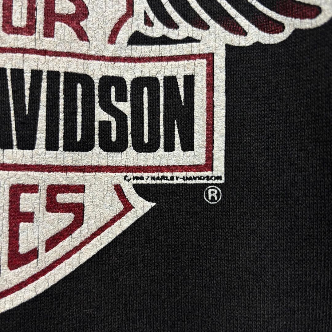 90s HARLEYDAVIDSON ハーレーダビッドソン フレイム スウェット