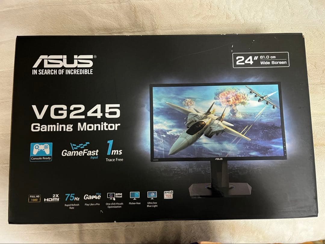 ASUS ディスプレイ モニター本体　ヘッドホン付き