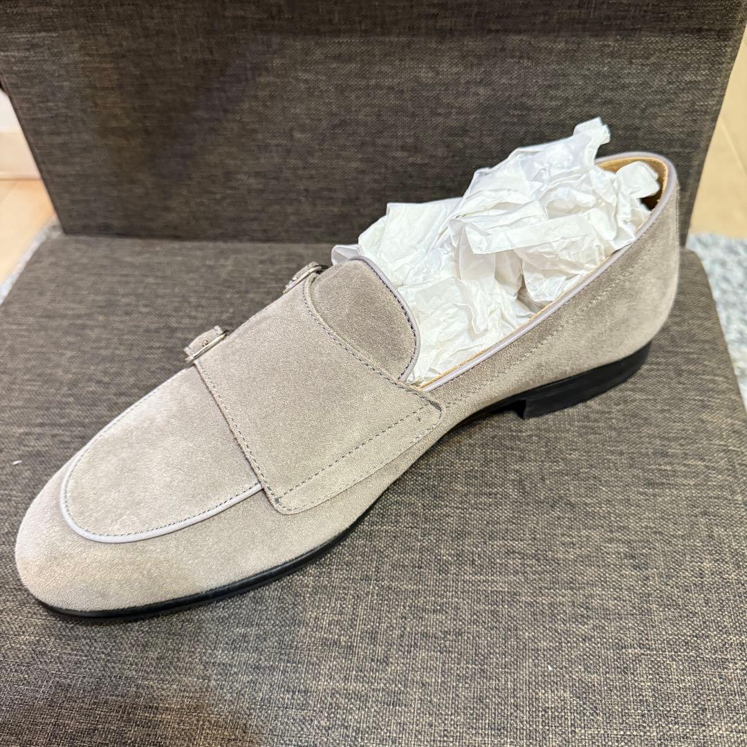 バーウィック　ダブルモンク　ローファー BERWICK 5111GOSG グレー