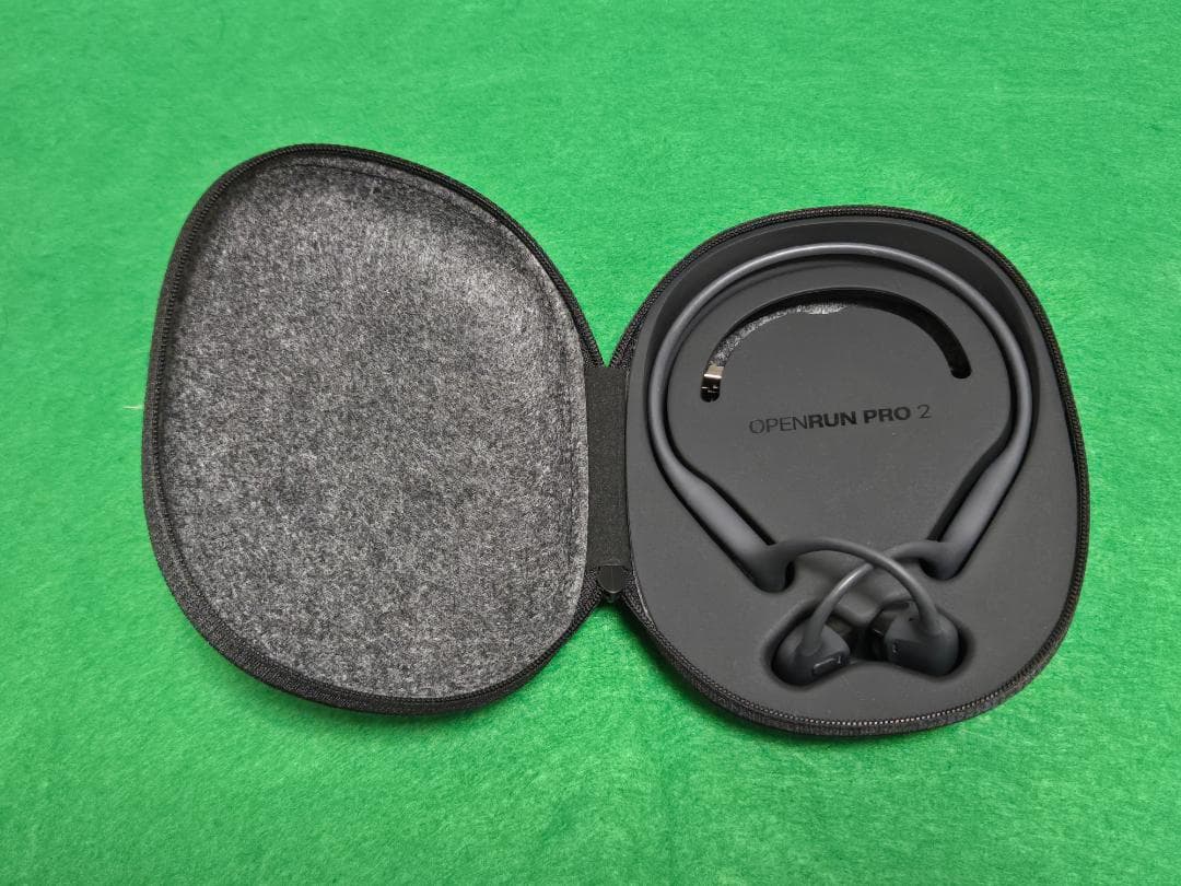 Shokz OpenRun Pro 2 ワイヤレスイヤホン オープンイヤー 黒