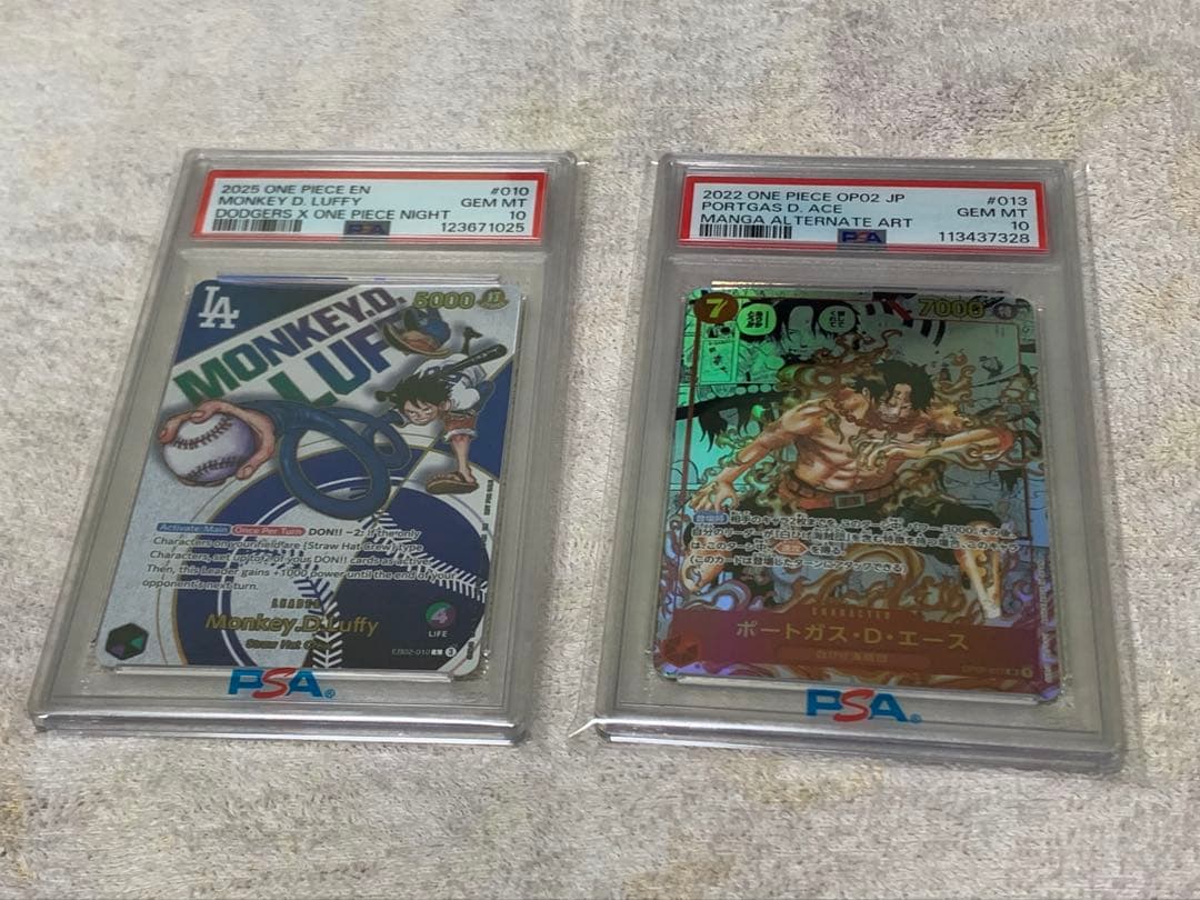 ここ様 ドジャース×ONE PIECE ルフィ、エース