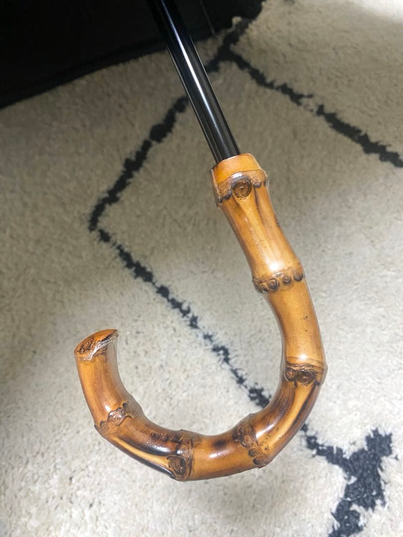 ロサブラン ショート 長傘 フリル ブラック 未使用品