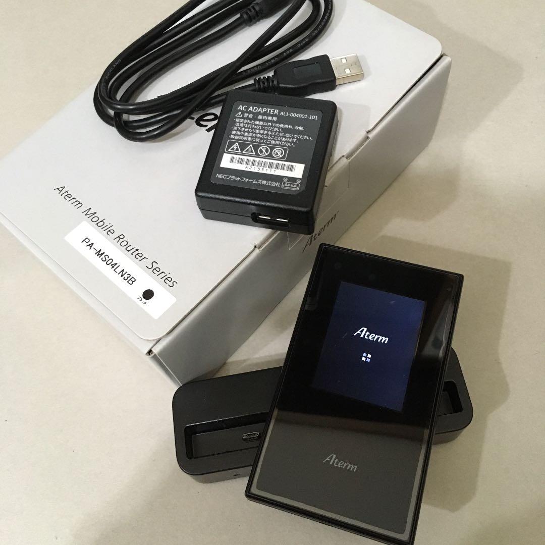 NEC モバイルルーター Aterm MR04LN(PA-MS04LN3B)