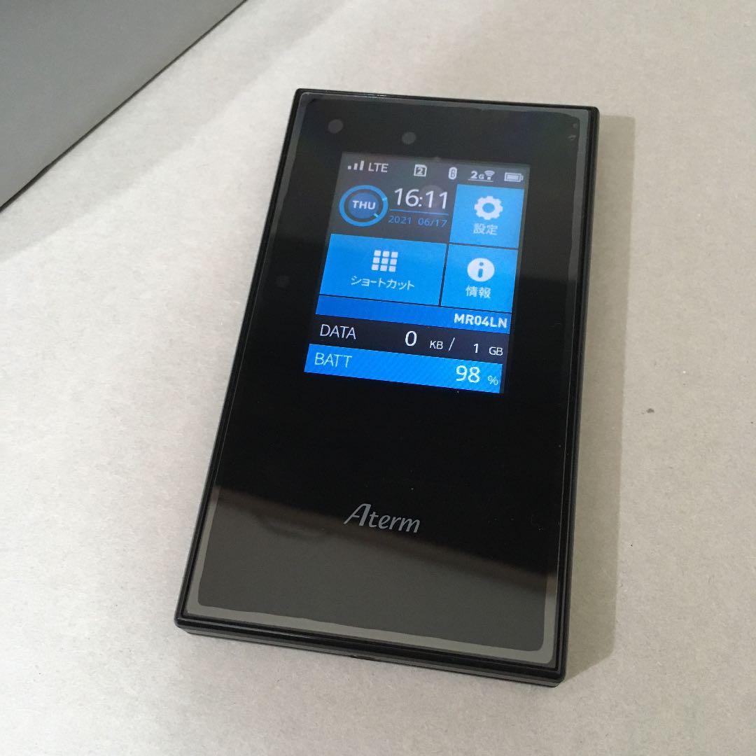 NEC モバイルルーター Aterm MR04LN(PA-MS04LN3B)