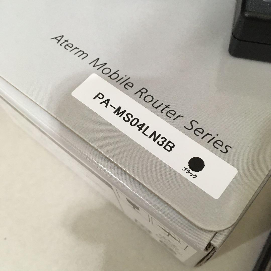 NEC モバイルルーター Aterm MR04LN(PA-MS04LN3B)