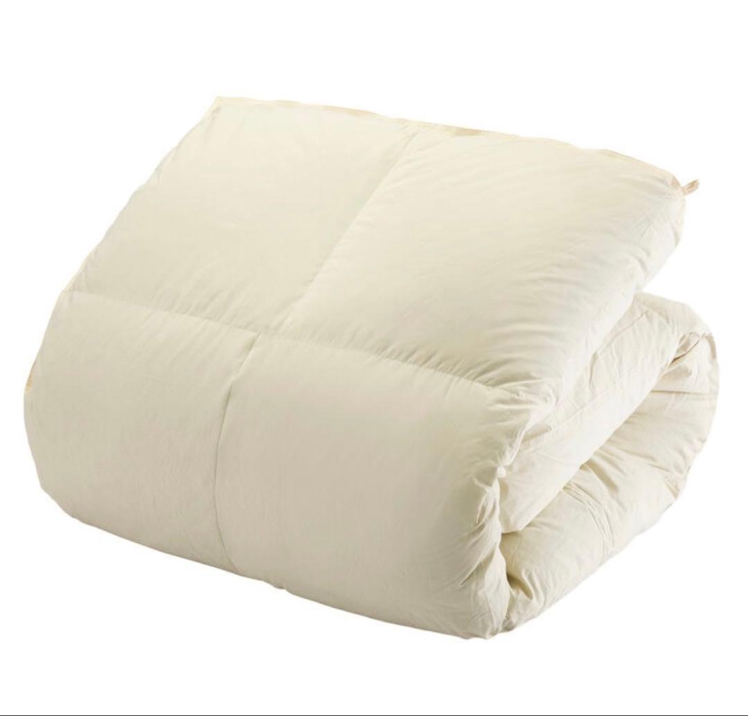 羽毛合い掛け布団 ナチュラルダックダウン93％ ダブル