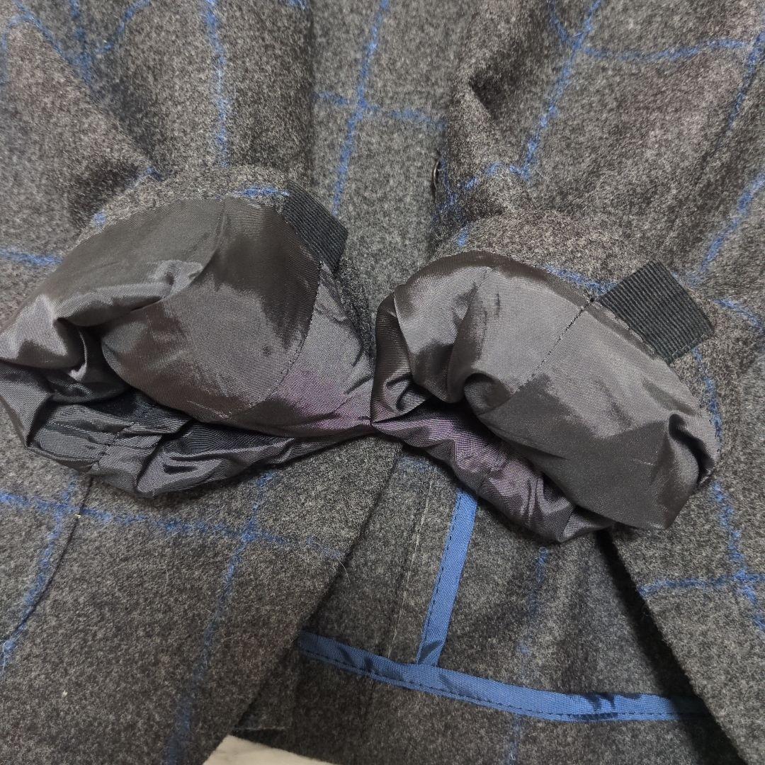 極美品　タリアトーレ　モンテカルロ　フランネル　48 グレー　ネイビー　チェック