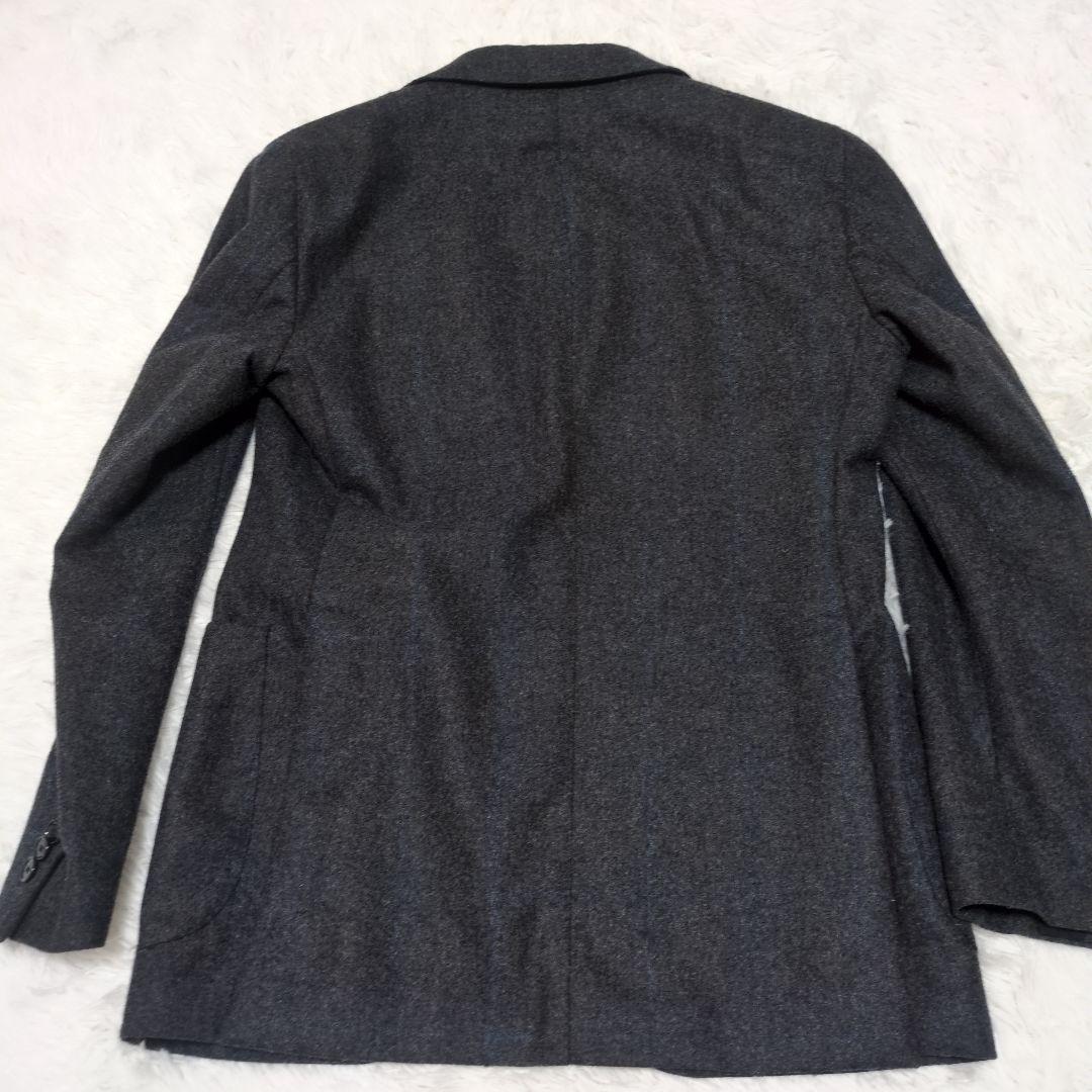 極美品　タリアトーレ　モンテカルロ　フランネル　48 グレー　ネイビー　チェック