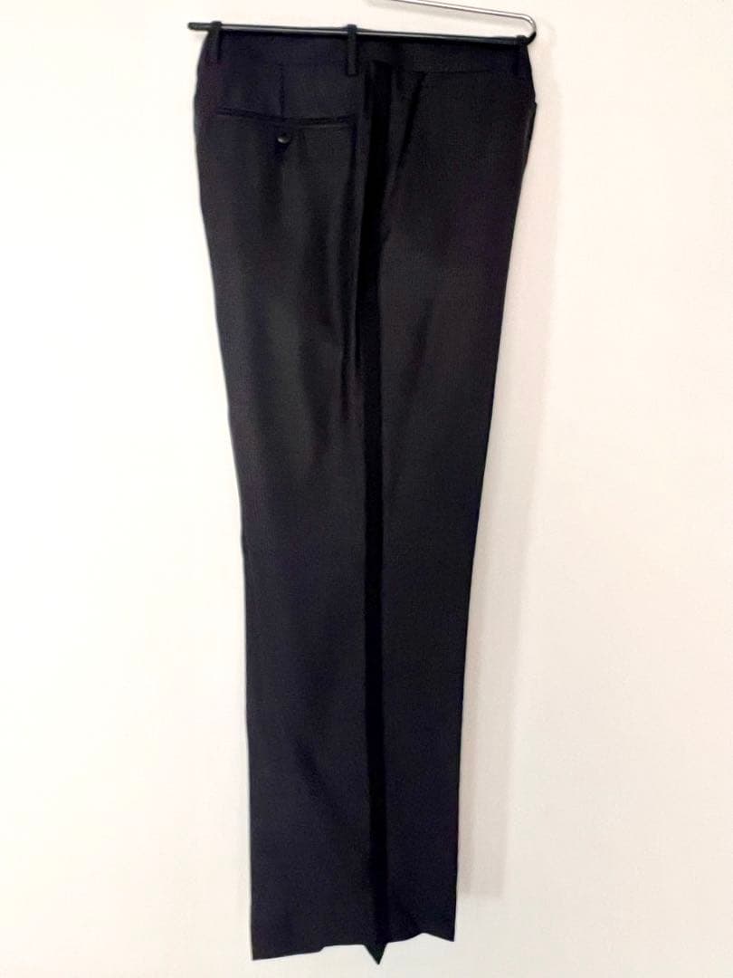 ETRO ダークグレー チェック柄 スラックス