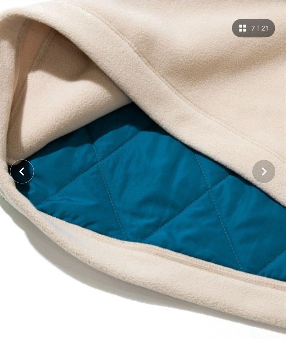 go slow caravan 中綿キルティングフリースワイドTEEセパレート