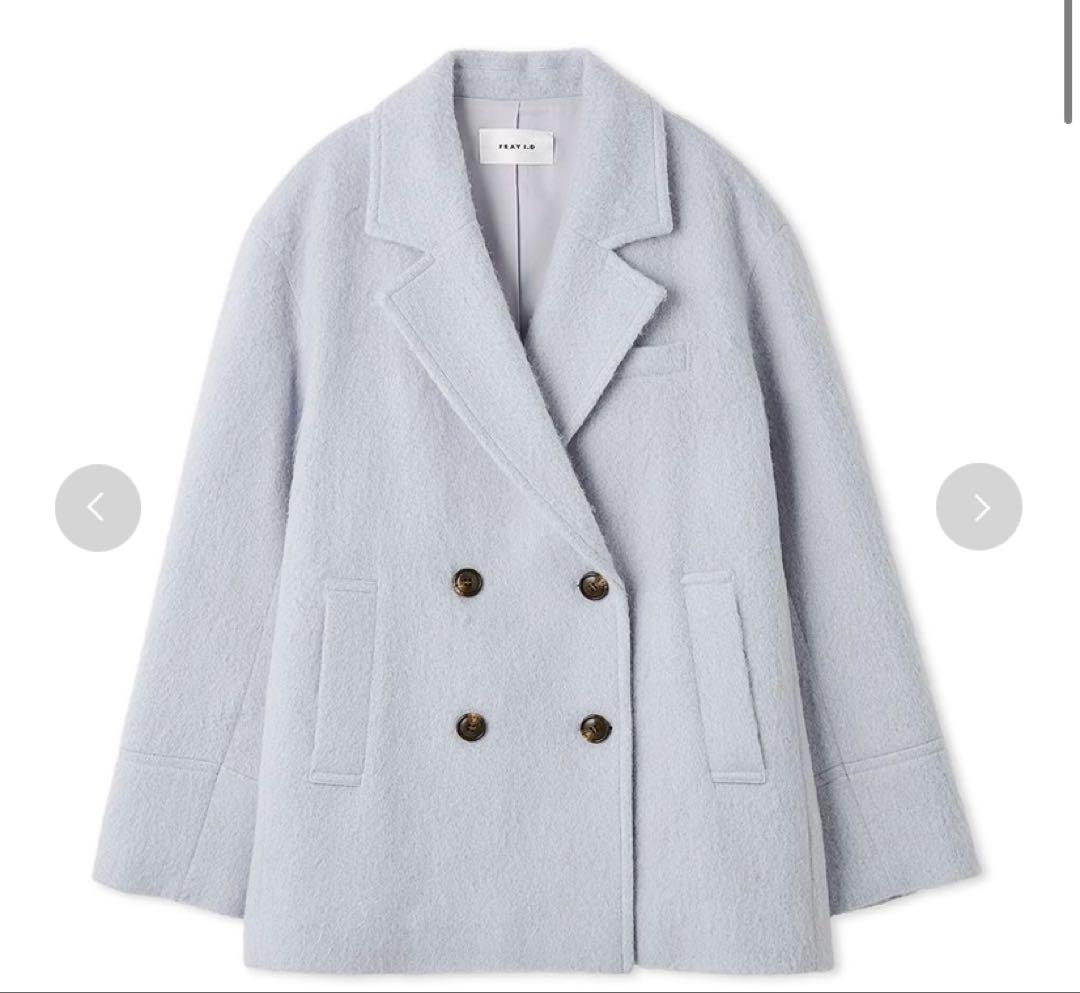 FRAY I.D オーバーサイズウールシャギージャコット