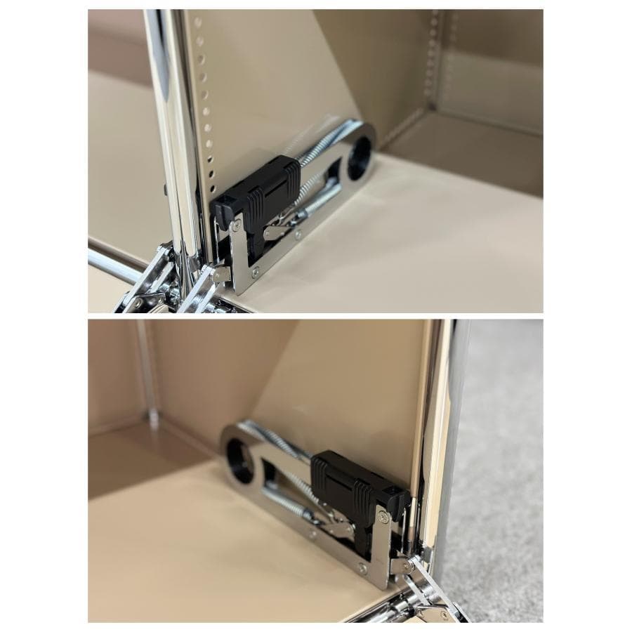 再入荷！正規品！ほぼ未使用■USMハラー■キャビネットシェルフ2列2段　ベージュ